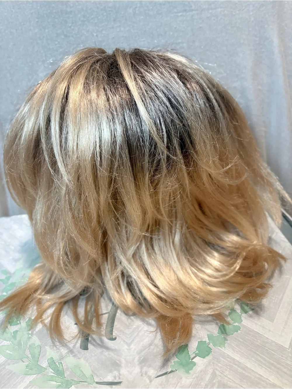 Blonde Layered Women’s Hair Topper - Stylish Rooted Blonde